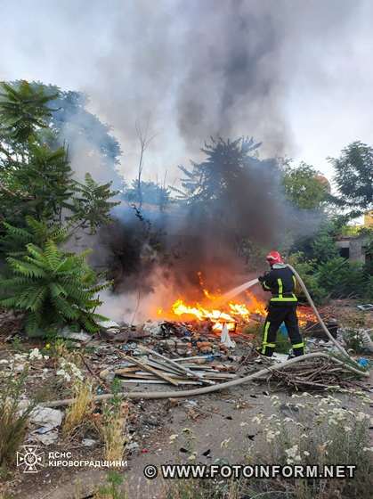Шість пожеж різного характеру виникло на Кіровоградщині (ФОТО)